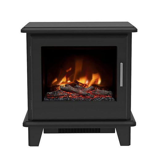 Electric Stove Wilmslow Black Matt Variable Heat Settings Remote Control 2kW - Image 1