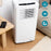 Smart Air Conditioner Cooler Fan Dehumidifier Mobile Remote Control Compact - Image 4