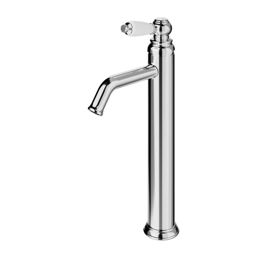 Bathroom Basin Tap Mono Mixer Single Lever Tall Chrome Waste Traditional - Image 1