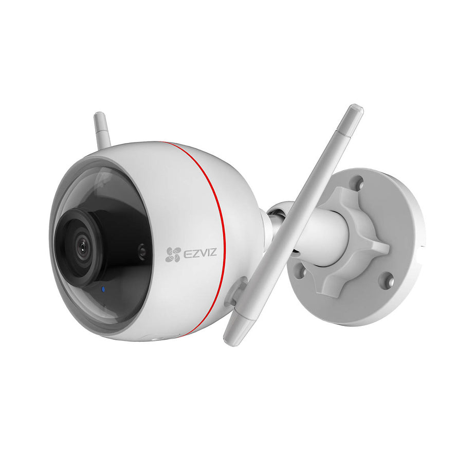 EZVIZ Smart Security Camera Outdoor Wireless Swivel White Wi-Fi Night Vision - Image 1