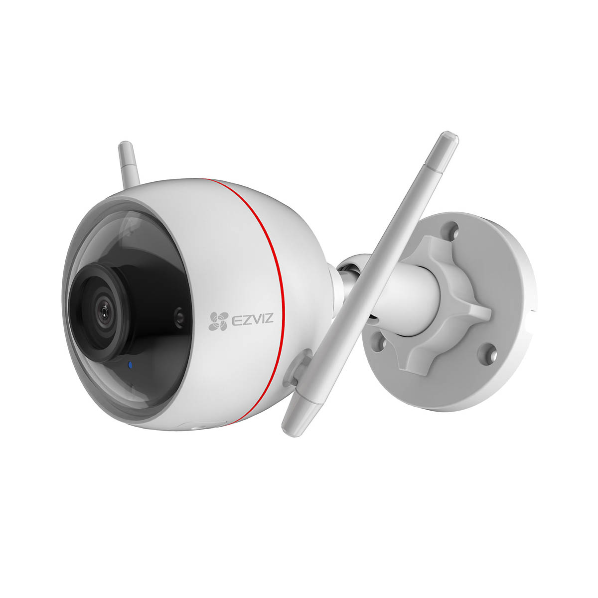 EZVIZ Smart Security Camera Outdoor Wireless Swivel White Wi-Fi Night Vision - Image 1