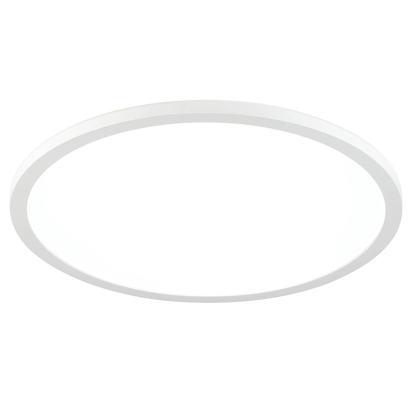 LED Ceiling Light Round Matt Plastic White Dimmable 3000lm Indoor Bathroom 24W - Image 1