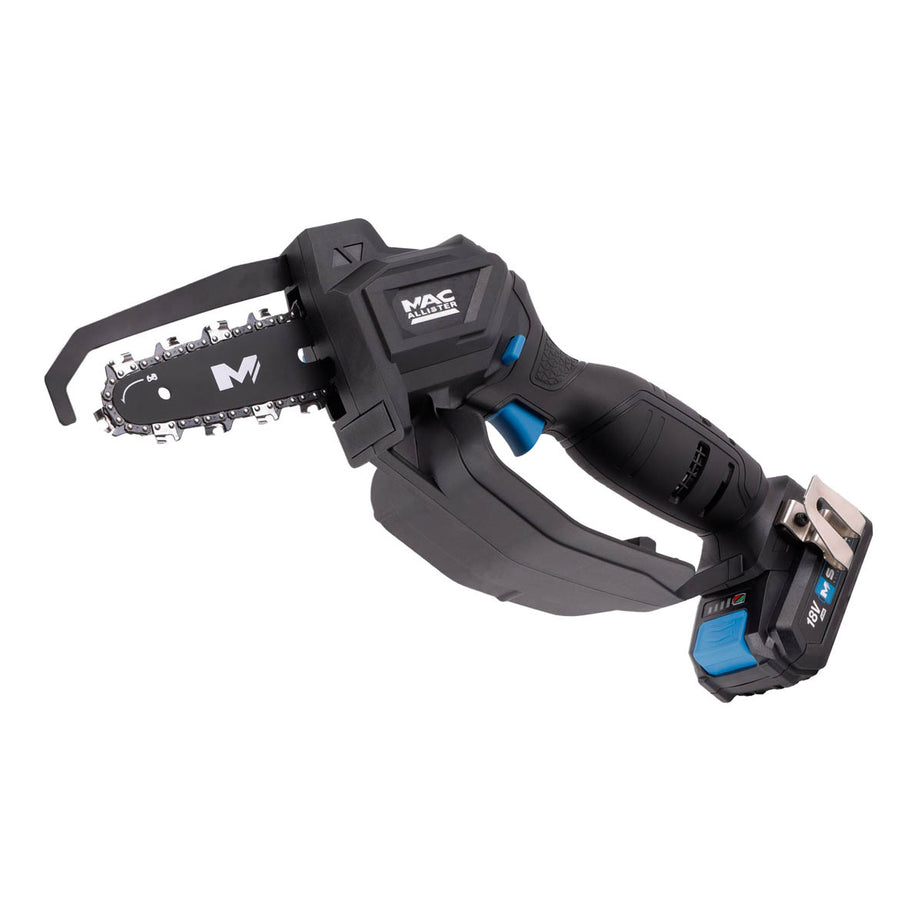 Mac Allister Chainsaw Cordless 150mm Wood Cutter Lightweight 18V Body Only - Image 1