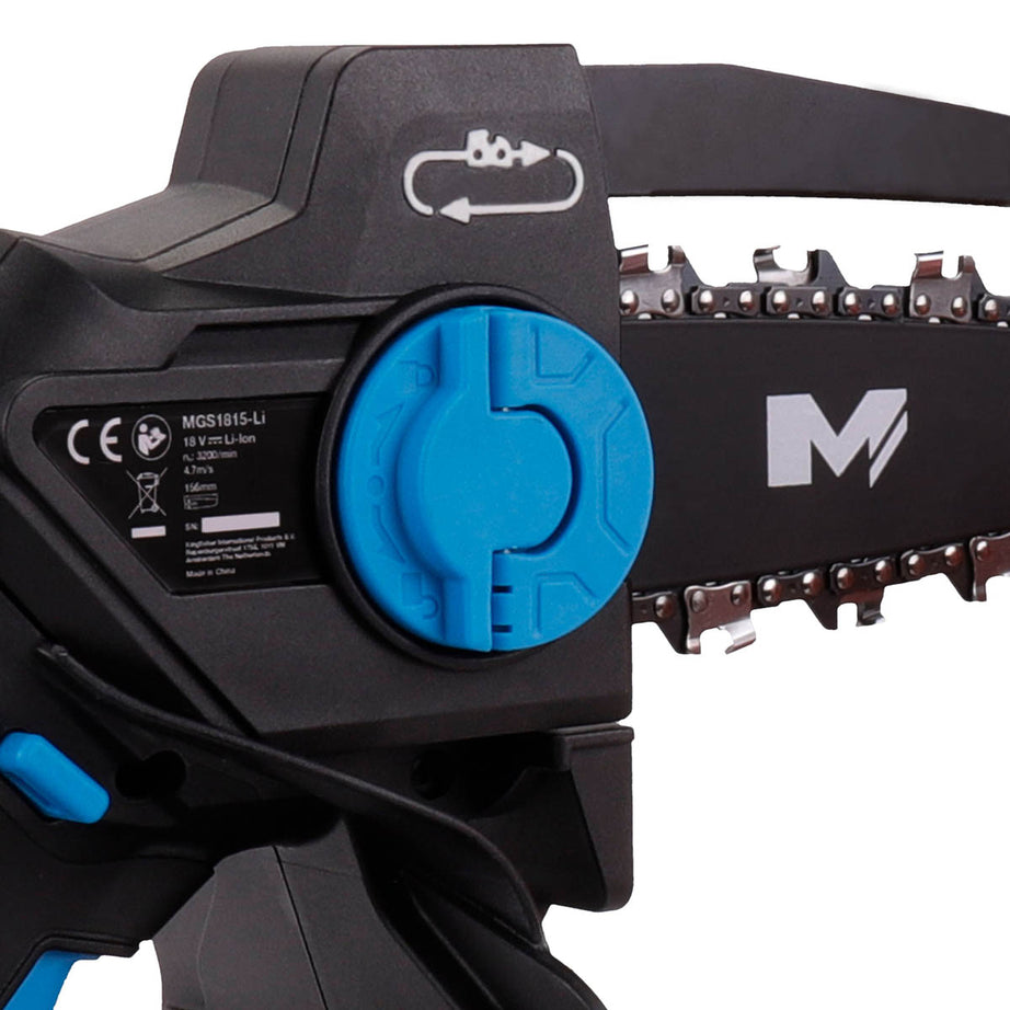 Mac Allister Chainsaw Cordless 150mm Wood Cutter Lightweight 18V Body Only - Image 3