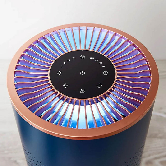 Tower Air Purifier Hepa Blue Desktop Modern Timer Portable Colour Changing LED - Image 6