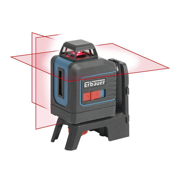 Erbauer Laser Level Cross Line Self Levelling Horizontal Vertical 20m Body Only - Image 5