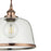 Pendant Ceiling Light LED Glass Clear Steel Copper Effect Dimmable Adjustable - Image 3