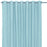 Eyelet Curtain Pair Light Blue Solid Dyed Lined Cotton Modern (W)228 (L)228cm - Image 3