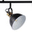 Spotlight Bar 4 Lamp LED Steel Matt Pewter Effect Adjustable Dimmable Industrial - Image 4