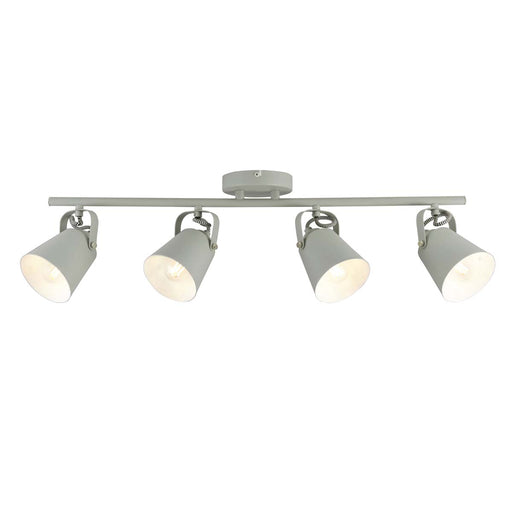 LED Ceiling Spotlight Bar Dimmable Modern Grey 4 Way Multi Arm Adjustable - Image 1