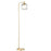 Floor Lamp Satin Gold Effect 1 Way E27 Modern Living Room Bedroom 15W H1507mm - Image 3