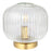 Lena Ribbed Brushed Gold effect Table lamp - Image 2