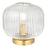 Lena Ribbed Brushed Gold effect Table lamp - Image 3