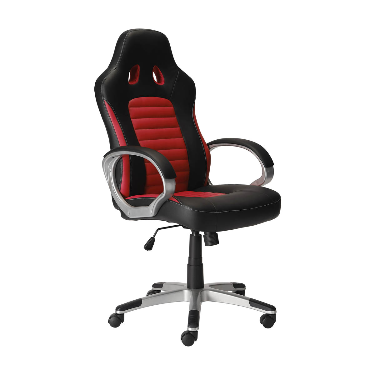 Thunya Gaming Chair Swivel Computer Comfort High Back Red Black Adjustable - Image 4