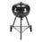 Charcoal Barbecue Grill Smoker Round Black Portable Wheeled Steel With Handle - Image 2