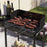GoodHome Barbecue Willacy Black Charcoal With Fixed Shelf Wheels Hooks (H) 930mm - Image 4