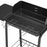 GoodHome Barbecue Willacy Black Charcoal With Fixed Shelf Wheels Hooks (H) 930mm - Image 6