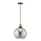 Inlight Ceiling Light Pendant Black Smoke Tinted Effect Hanging IP20 Dia 250mm - Image 2