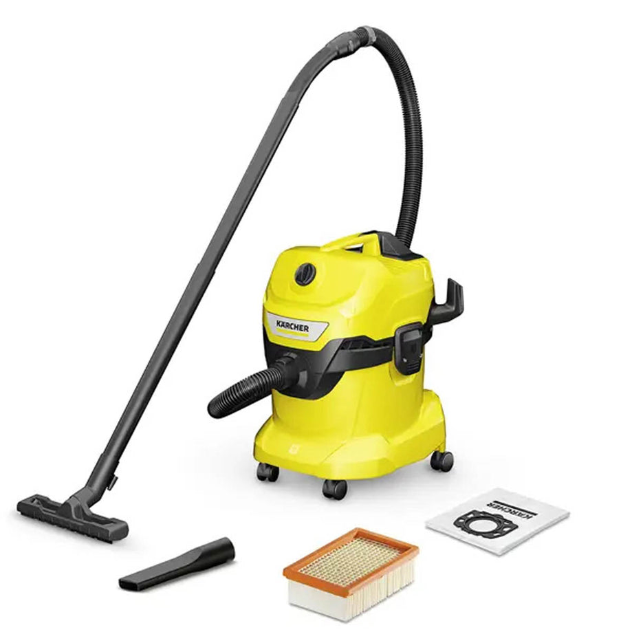 Kärcher Wet & Dry vacuum Cleaner WD 4 Corded Powerful Wheeled 1000W 20L - Image 1