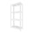 Shelving Unit 4 Tier Matt Silver Galvanised Steel Adjustable (H)1600mm (W)750mm - Image 4