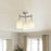 Ceiling Light 3 Way Spotlight Satin Nickel Frosted Modern Kitchen Living Room - Image 2