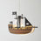 Pendant Ceiling Light LED Pirate Ship Kids Room Nursery Matt Brown (Dia)422mm - Image 4