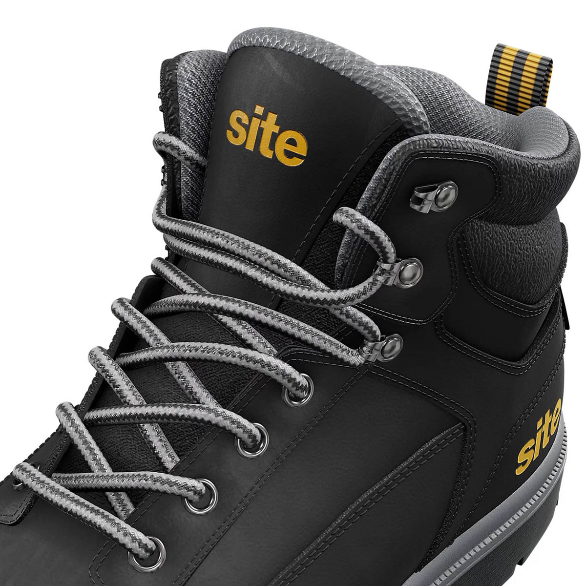 Site Safety Boots Black S1P Steel Toe Oil Resistant Size 9 Marble 2.0 - Image 6