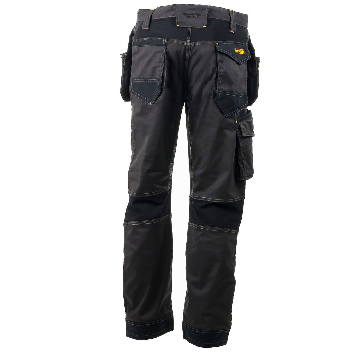DeWalt Work Trousers Chester Unisex Slim Fit Grey Black Multi Pocket W34" L31" - Image 2