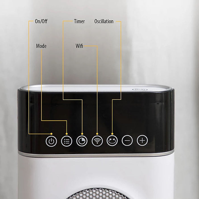Fan Heater Portable Smart Tower Oscillating Freestanding 24H Timer Digital 2kW - Image 4