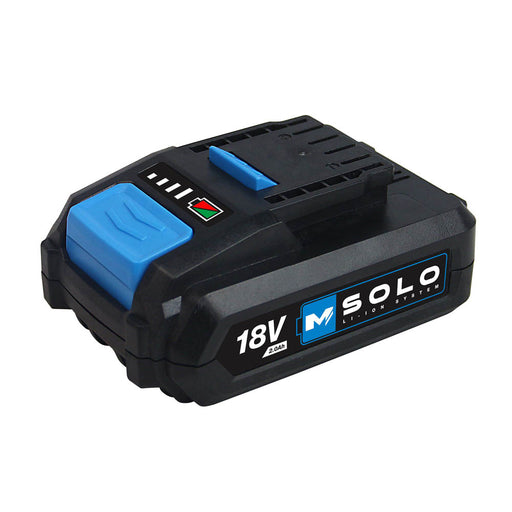 Mac Allister Battery Solo 2Ah Li-ion Black Power Tools Charge Indicator 18V - Image 1