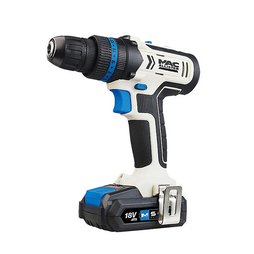 Mac Allister Drill Driver Cordless 18V 2x2.0Ah Li-Ion MDD18-Li-2 Variable Speed - Image 1