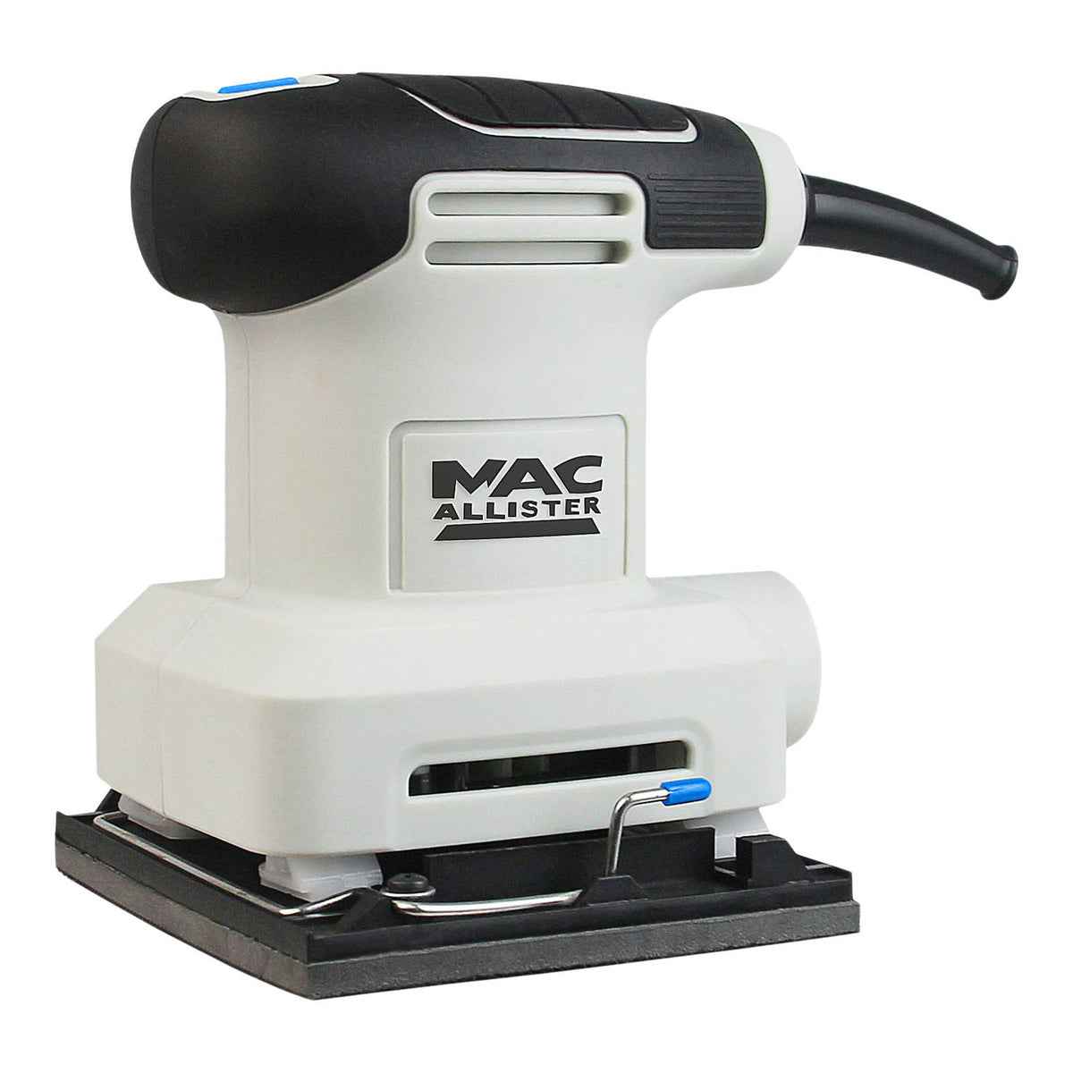 Mac Allister 1/4 Sheet Sander Electric MQSS220 Soft Grip Ergonomic Compact 220W - Image 1