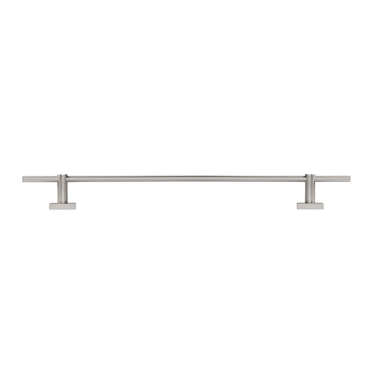 Single Towel Rail Holder Rack Brushed Silver Self Adhesive Wall Mounted Bathroom - Image 4