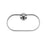 Towel Ring Holder Wall-Mounted Round Polished Chrome Effect Zinc Alloy (W)23cm - Image 2