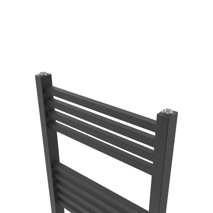 Towel Rail Radiator Anthracite Vertical Flat Bathroom Warmer (H)97.4x(W)45cm - Image 4