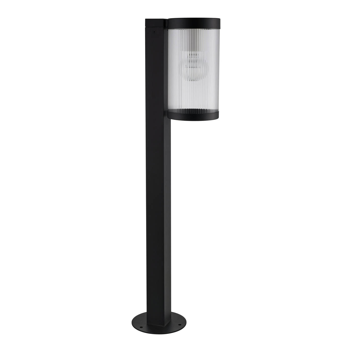 GoodHome Outdoor Post light 1 lamp Phuket Black Mains-powered (H)800mm - Image 2