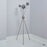 LED Floor Lamp Tripod 3 Way Multi Arm Globe Shades Satin Nickel Effect 1.47cm - Image 3