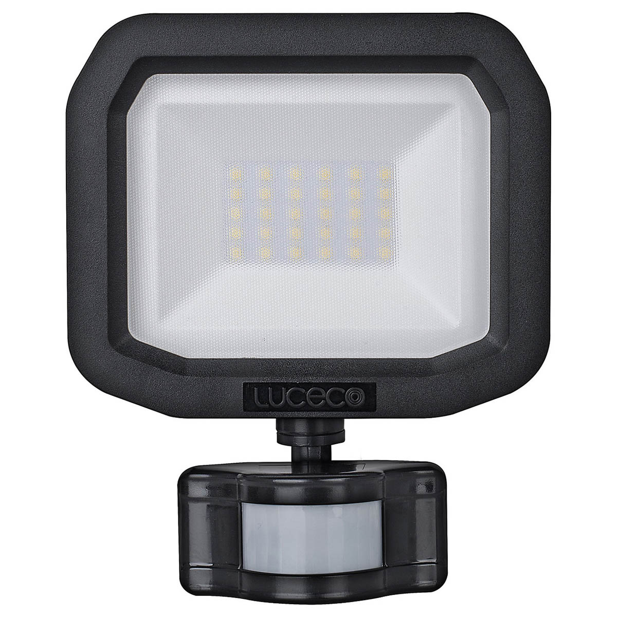 Luceco Floodlight Smart Outdoor Integrated LED Neutral White Black PIR - Image 3
