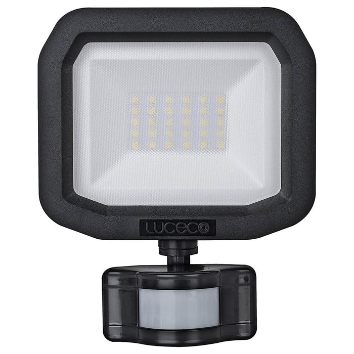 Luceco Floodlight Smart Outdoor Integrated LED Neutral White Black PIR - Image 3