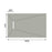 Shower Tray End Drain Plastic Black Rectangular (L)1400mm (W)900mm (H) 30mm - Image 2