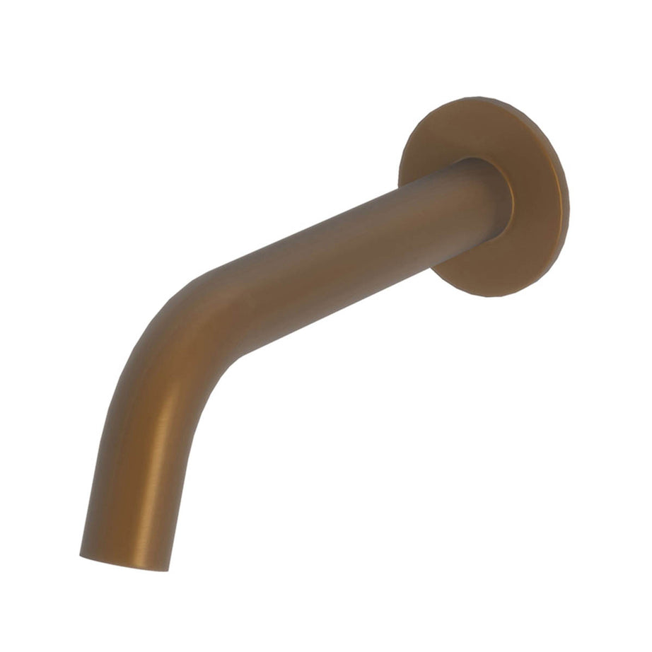 Aquadry Bath Filler Tap Brass Brushed Bronze Effect Wall Mounted Contemporary - Image 1