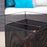 Firepit Log Burner Steel Modern Black Matt Outdoor Garden Stove Heater (H)440mm - Image 2