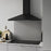 Chimney Cooker Hood  Black Steel And Glass GHAGRO90 Touch Control (W)89.8cm - Image 8