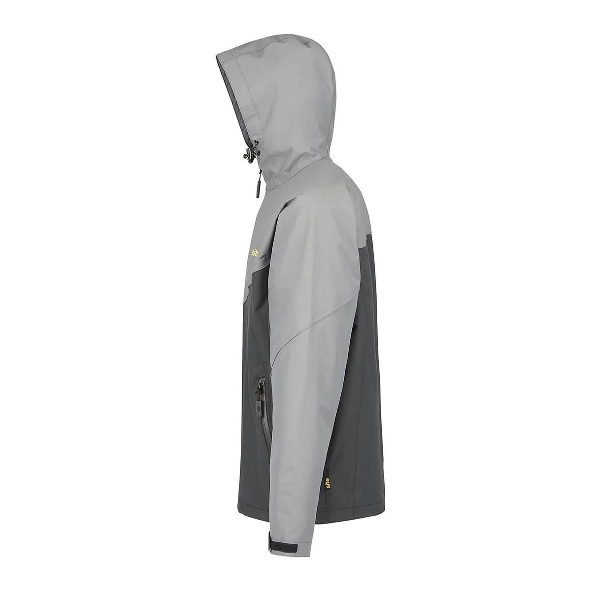 Site Work Jacket Black Grey Medium Hooded Heavy Duty Workwear Messner - Image 4