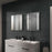 Rectangular LED Bathroom Mirror Battery Operated Illuminated (H)500mm (W)390mm - Image 3