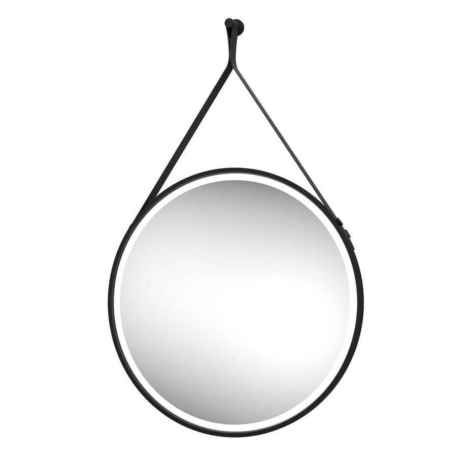 Sensio Nova Matt Black Round Bathroom Illuminated Colour-changing mirror 60cm - Image 3