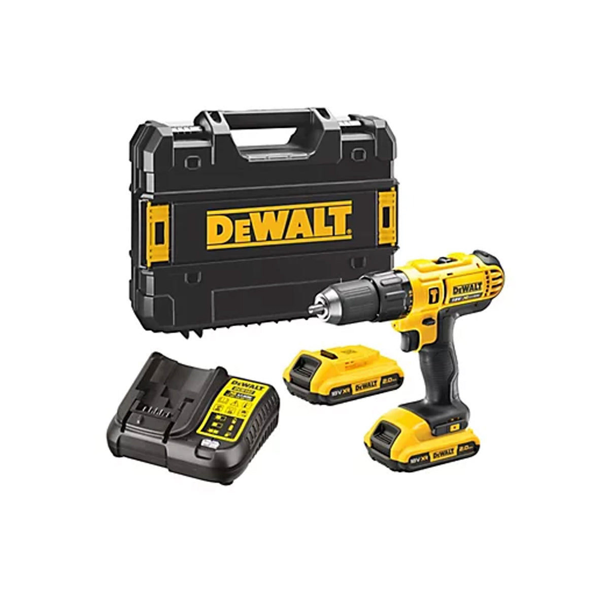 DeWalt Combi Drill Cordless DCD776D2T- GB Li-ion 2x2.0Ah Compact Durable 18V - Image 1