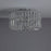 Ceiling Light 3 Way Crystal Beads Facetted Shade Elegant Modern Metal Chrome - Image 4