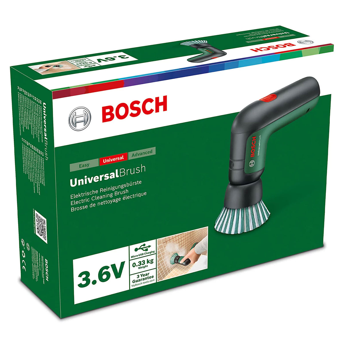 Bosch UniversalBrush 3.6V Cordless Cleaning Brush Multi Surface Scrubber - Image 7