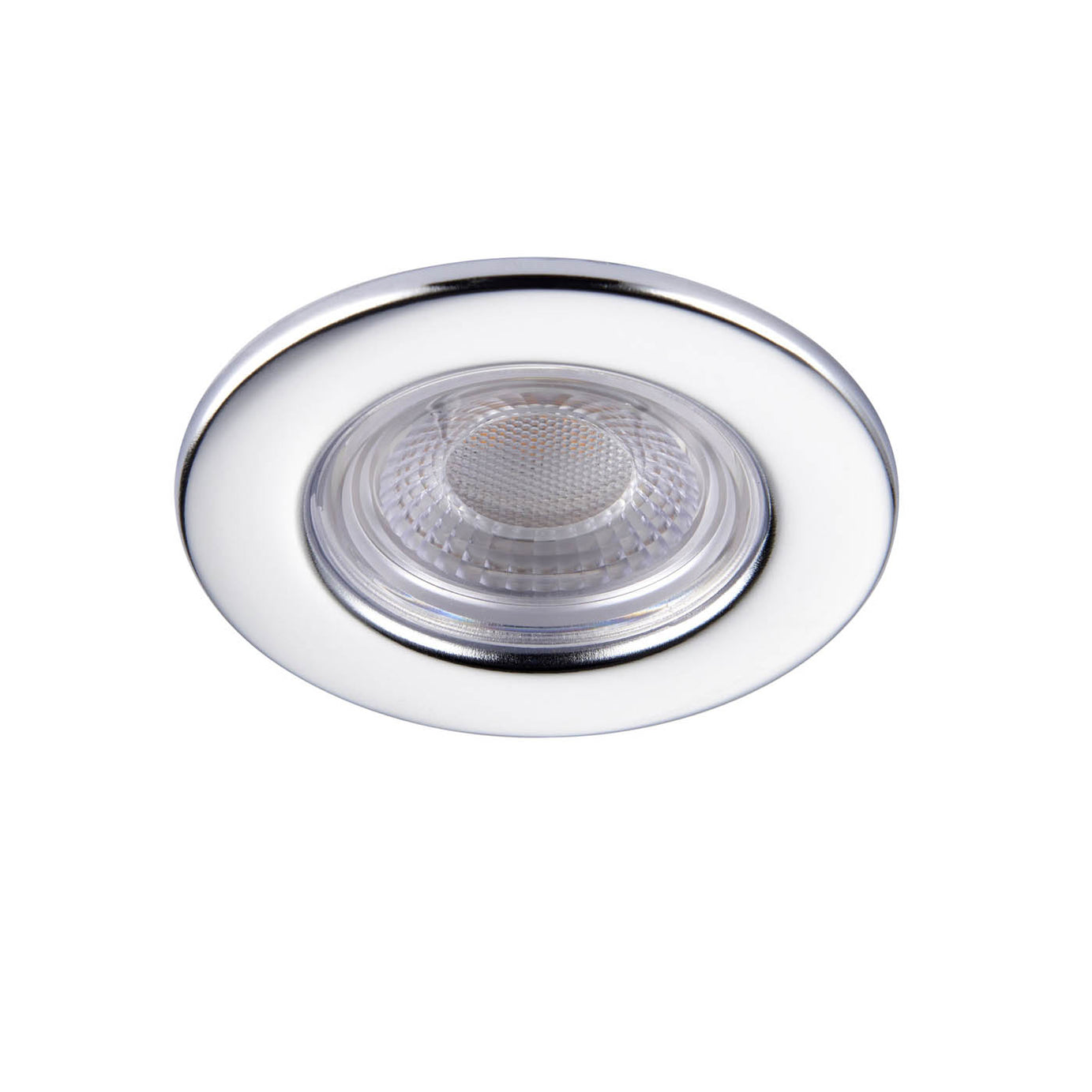 Drexler LED Downlighter Chrome Effect Fixed Fire-Rated Neutral White Pack of 10 - Image 3